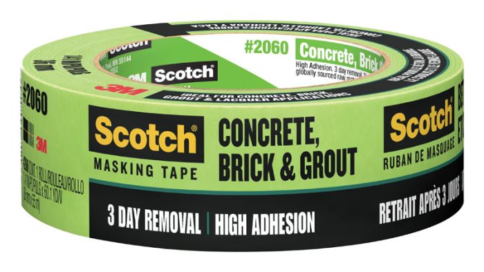 Scotch® Masking Tape for Hard-to-Stick Surfaces 2060-36A-BK Green, 36 mm x  55 m, 24 per case Bulk