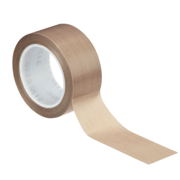 3M™ PTFE Glass Cloth Tape 5451, Brown, 3/4 in x 36 yd, 5.6 mil, 12