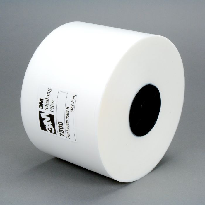 3M™ High Temperature Paint Masking Film 7300 Translucent, 48 in x 1500 ft,  2.0 mil, 1 roll per case, 16 rolls per pallet