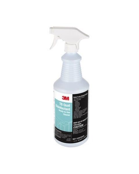 3M&trade; TB Quat Disinfectant Ready-To-Use Cleaner, Quart, 12/Case