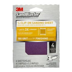 3M™ SandBlaster™ 3.66 in x 9 in Power Sanding Sheets 9650