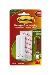 Command™ Wire-Backed Picture Hanger w/Water Resistant Strips 17041