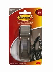 Command™ Modern Reflections Hook MR03-BN, Large