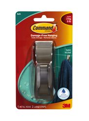 Command™ Modern Reflections Large Hook with Water-Resistant Strips MR03-SN-BES