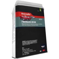 Bondo® Fiberglass Resin, 00404, 0.9 Gallon, 4 per case