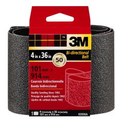 3M™ Sanding Belt, 9295NA, 4 in x 36 in, Coarse, 50 grit, 1pk