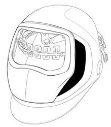 3M™ Speedglas™ 9100 Welding Helmet 06-0300-51SW, with SideWindows,
Headband and Silver Front Panel, 1 EA/Case