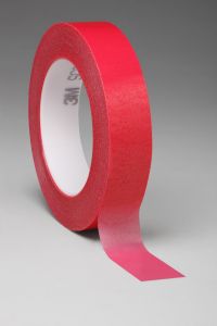3M™ Circuit Plating Tape 1280 Red, 5/8 in x 168 yds x 4.2 mil, 60/Case