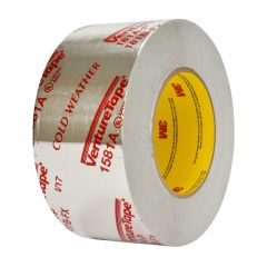 3M™ Venture Tape™ UL181A-P Aluminum Foil Tape 1581A, Silver, 2 1/2 in x
60 yd, 2 mil, 20 rolls per case