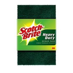 Scotch-Brite® Heavy Duty Scour Pad 220, 6 in x 3.8 in, 24/cs
