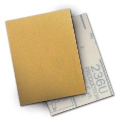 3M™ Hookit™ Paper Sheet 236U, P220 C-weight, 3 in x 4 in, 50 per inner,
10 per case