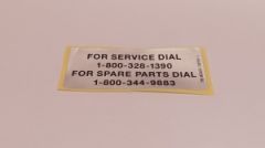 3M(TM) Label - Service and Spares, 78-8068-3859-1