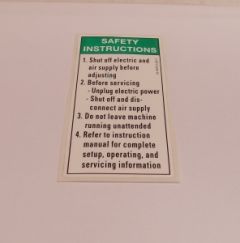 3M(TM) Label - Safety Instructions, 78-8070-1332-7