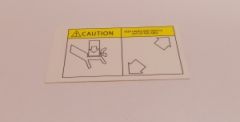 3M(TM) Label - Caution - For AccuGlide(TM) HST Upper Head, 78-8079-5019-7