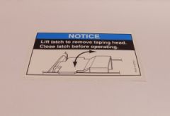3M(TM) Label - Notice (Lift Latch), 78-8113-6770-1