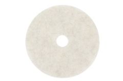 3M™ Natural Blend White Pad 3300, 17 in, 5/Case