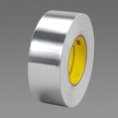 3M™ Conductive Aluminum Foil Tape 3302, Silver, 2 in x 36 yd, 3.5 mil,
24 rolls per case