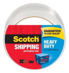 Scotch® Heavy Duty Shipping Packaging Tape 3850, 1.88 in x 54.6 yd (48 mm x 50 m)