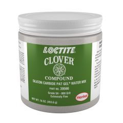 Loctite® Clover® Silicon Carbide Pat Gel® Water Mix, Grade 5A, Grit 800, 39566