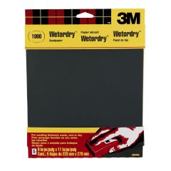 3M™ Wetordry™ Sandpaper 9083NA-20, 9 in x 11 in (228 mm x 279 mm) 1000-grit