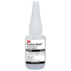3M™ Scotch-Weld™ Plastic  Rubber Instant Adhesive PR100, 1 oz/28.3 g Bottle