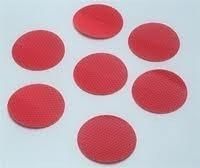 3M™ Diamond Grade™ Reflectors 989-72-3, Red, 3 in dia, 50/Package