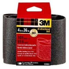 3M™ Sanding Belt, 9294NA, 4 in x 36 in, Medium, 80 grit, 1pk