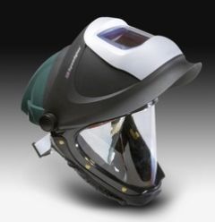3M™ Hardhat L-705SG, with Welding Shield and Wide-view Faceshield