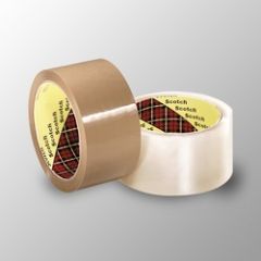 Scotch® Box Sealing Tape 371, Tan, 72 mm x 100 m, 24 per case