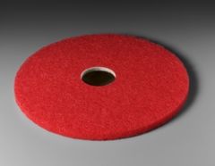 3M™ Red Buffer Pad 5100, 19 in, 5/Case