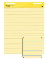 Post-it® Self-Stick Easel Pad 561, 25 in x 30.5 in Yellow