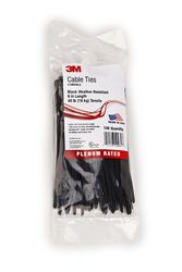 3M™ Cable Tie CT6BK40-C, efficiently secures wire bundles and harness
components