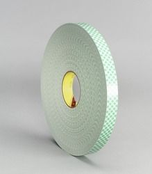 3M™ Double Coated Urethane Foam Tape 4032, Off White, 1/2 in x 72 yd, 31
mil, 18 rolls per case