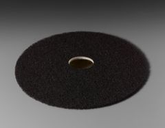 Scotch-Brite™ High Productivity Floor Pads 7300, Black, 330 mm, 5/Case
