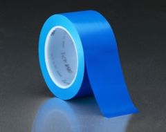 3M™ Vinyl Tape 471, Blue, 6 in x 36 yd, 5.2 mil, 4 rolls per case