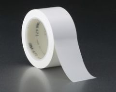 3M™ Vinyl Tape 471, White, 3 in x 36 yd, 5.2 mil, 12 rolls per case