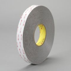 3M™ VHB™ Tape 4926, Gray, 1/2 in x 72 yd, 15 mil, 18 rolls per case