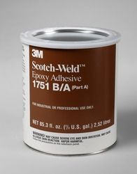 3M™ Scotch-Weld™ Epoxy Adhesive 1751, Gray, Part B/A, 1 Gallon Kit,
2/case