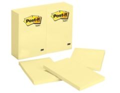 Post-it® Notes 659 4 in x 6 in (10.16 cm x 15.24 cm) Canary Yellow