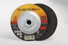 3M™ Cubitron™ II Cut-Off Wheel, 66534, T27 Quick Change, 4.5 in x .125
in x 5/8-11 in, 25 per inner, 50 per case