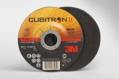 3M™ Cubitron™ II Cut-Off Wheel 66535, T27 4.5in x.125in x7/8in, 25 per
inner, 50 per case