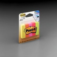 Post-it® Page Markers 670-5AN 1/2 in x 1-3/4 in Asst Neon