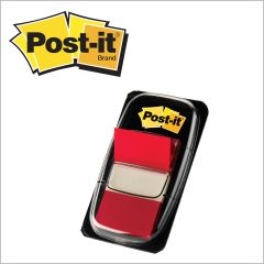 Post-it® Flags 680-RD12, 1 in. x 1.7 in. (25.4 mm x 43.2 mm) Red 12 flags/pk