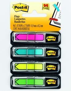 Post-it® Arrow Flags 684-ARR4 .47 in. x 1.7 in. Assorted Brights