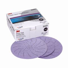 3M™ Hookit™ Purple Clean Sanding Disc, 30461, 5 in, P600, 50 discs per box, 4 boxes per case