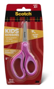 Scotch™ Kids 5 in Scissors 1442B, Soft Grip Handles, Blunt, 4+