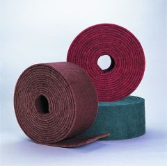Standard Abrasives™ A/O Buff and Blend HP Roll 830070, 4 in x 30 ft A VFN, 3 per case