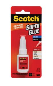 Scotch® Super Glue Liquid AD110, .18 oz bottle