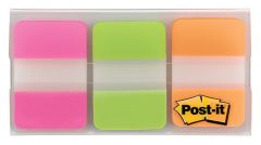 Post-it® Divider Tabs 686-PGOT, 1 in x 1.5 in (25,4 mm x 38,1 mm)