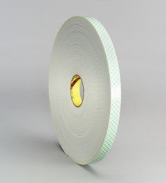 3M™ Double Coated Urethane Foam Tape 4008 Off-White, 15 in x 36 yd, 1 per case